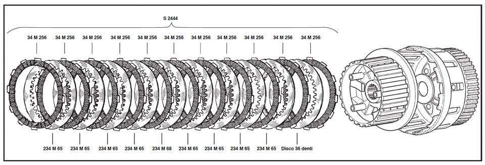 Clutch Plate Kit - Ducati Panigale, Multistrada, Monster, Hypermotard, Diavel