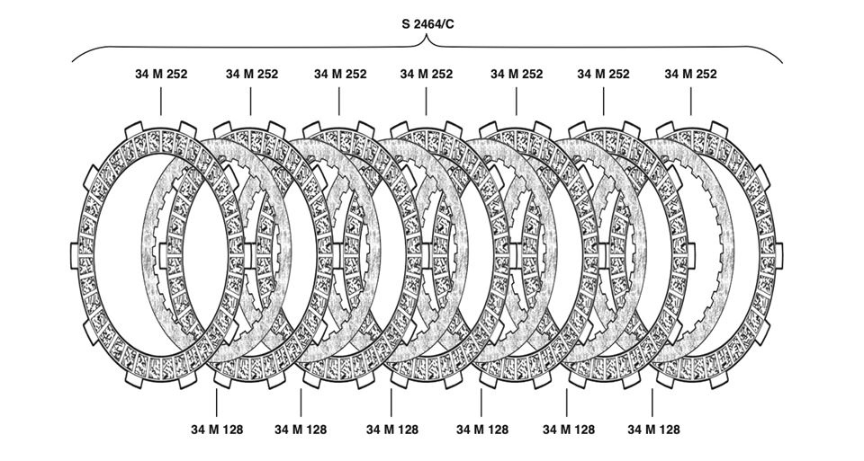 Clutch Plate Kit Organic - 900 MHR Dry Clutch and Mille